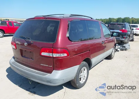 2001 Toyota Sienna Le from USA, damaged, VIN 4T3ZF13C31U327930